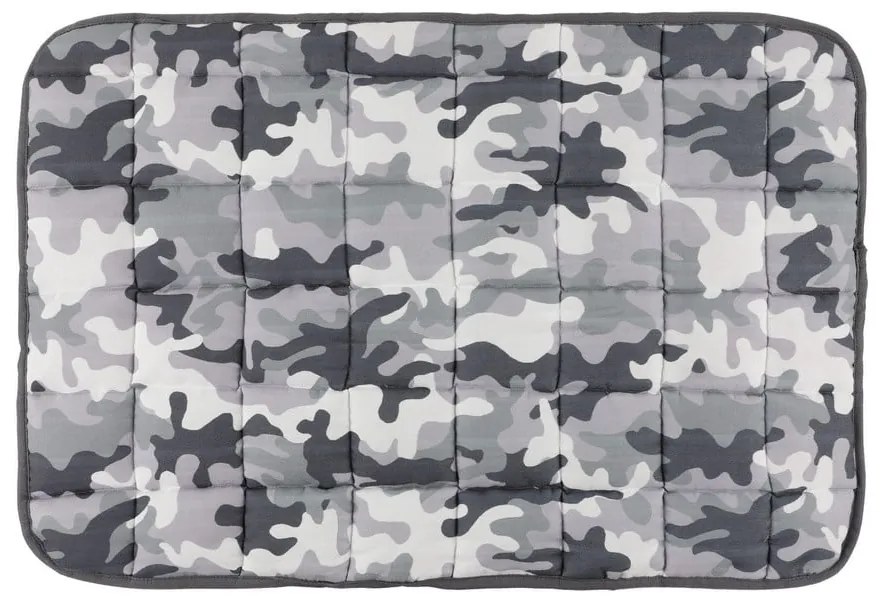 Sivý pelech pre psa Petpetite Kamuflaj, 90 x 60 cm