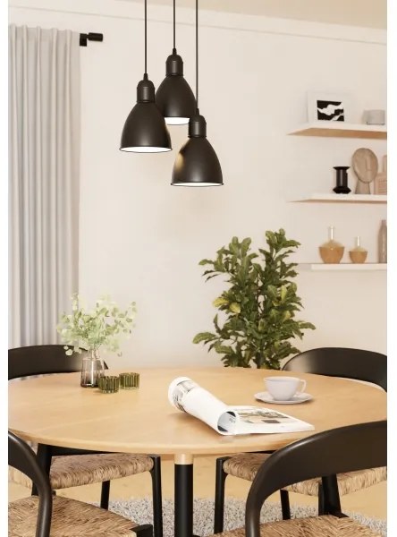 Eglo 49465 - Luster PRIDDY 3xE27/60W/230V