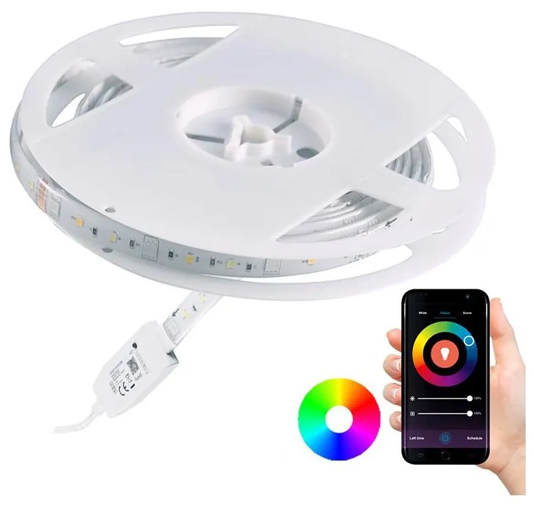 RGB LED Stmievateľný vonkajší pásik Wi-fi LED/8W IP65 2 m Tuya