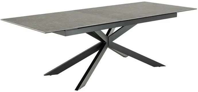 Jedálenský rozkladací stôl Irwine 200/240 cm čierny