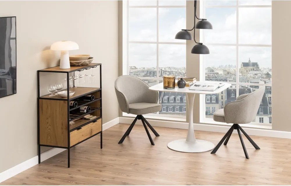 Jedálenský stôl s keramickou doskou 90x90 cm Malta – Actona