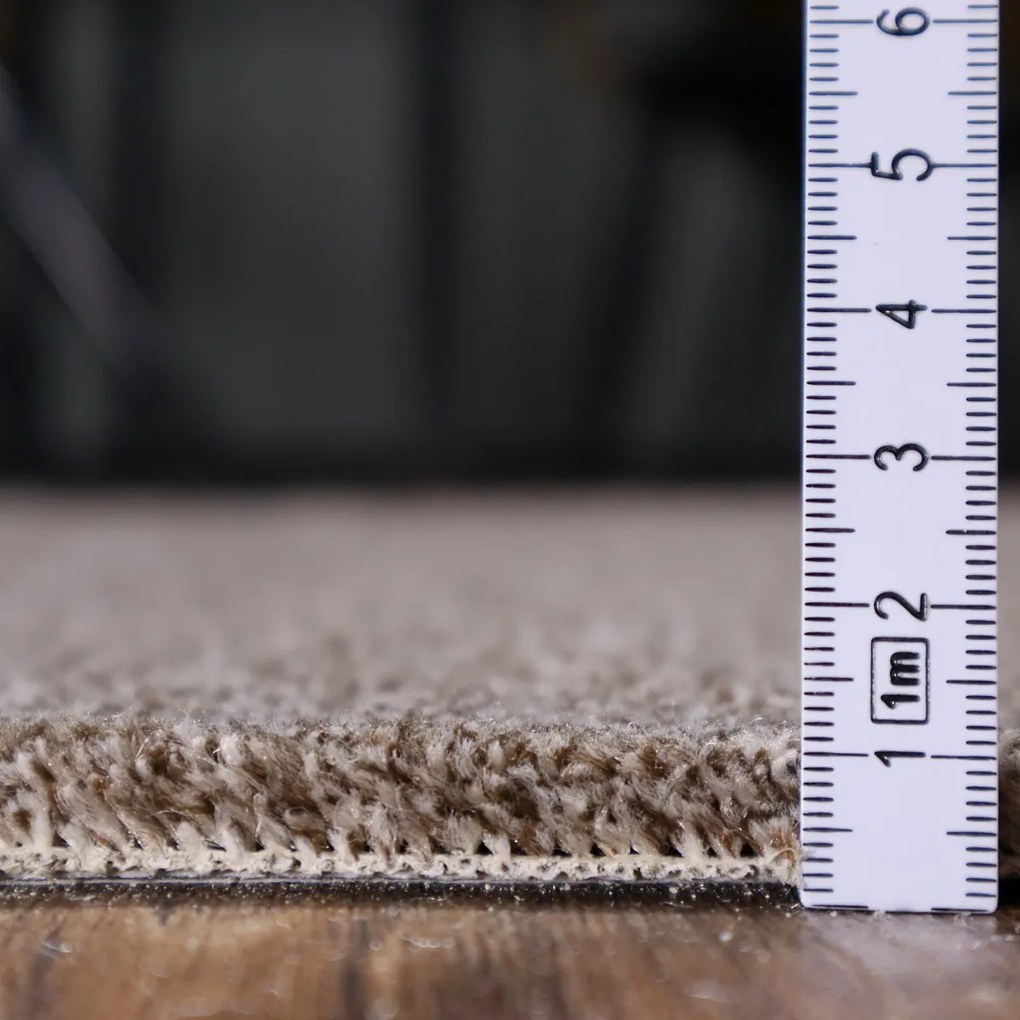 Condor Carpets, Metrážny koberec Prestige 492, na mieru, šíře 4m, hnedá, ab (mriežka), detská izba