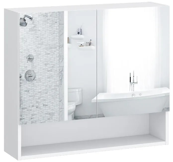 Zrkadlová skrinka Joy 80 biely