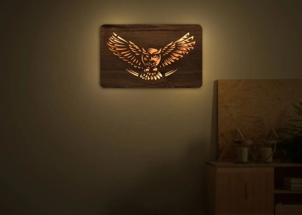Led obraz Sova