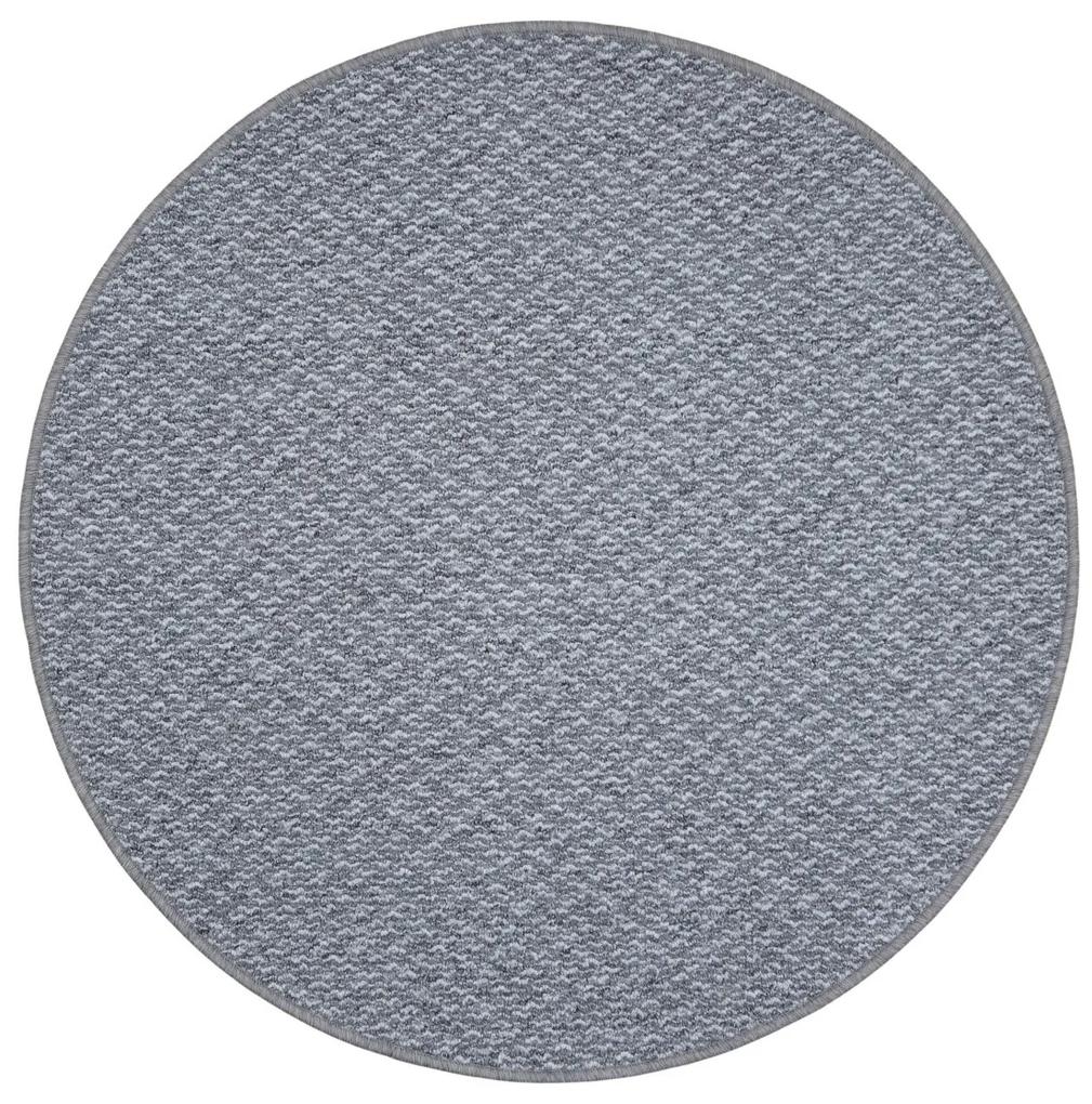 Vopi koberce Kusový koberec Toledo šedé kruh - 250x250 (priemer) kruh cm
