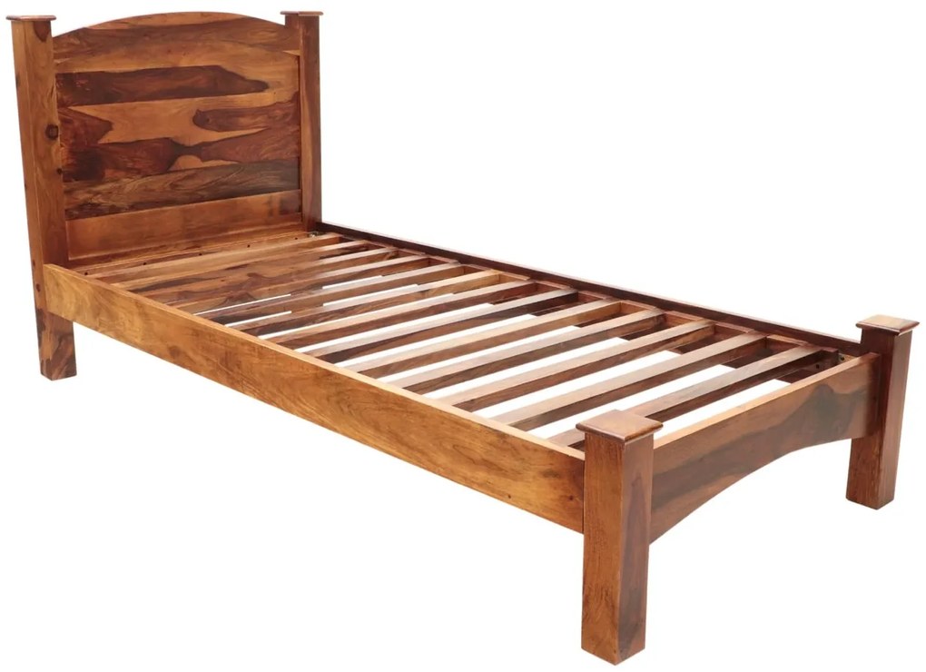 furniture-nabytek.cz - Postel z masivu 90x200 z dřeva palisandr