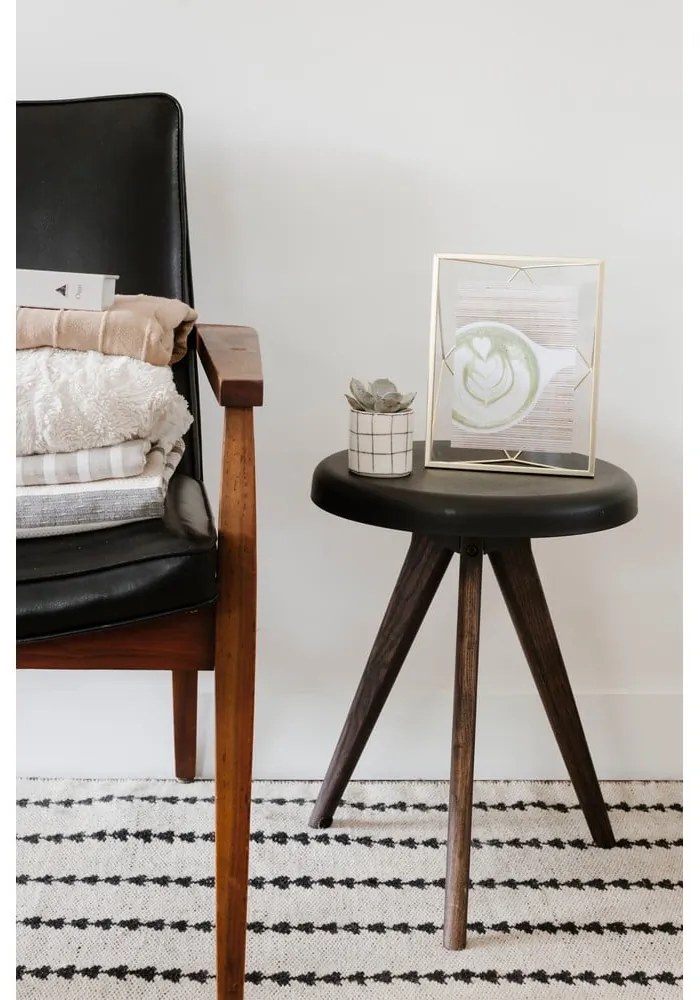 Kovový stojací/na stenu rámček v zlatej farbe 18x23 cm Prisma – Umbra