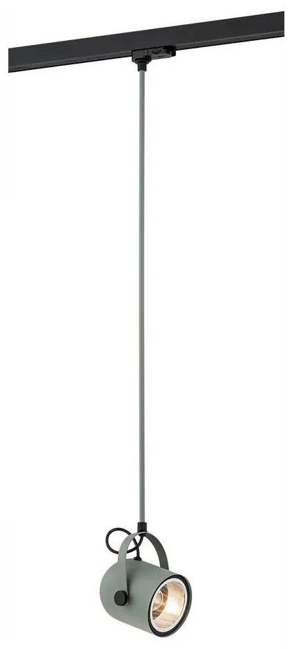 Argon 4313 - Luster do lištového systému NET 1xE27/15W/230V zelená