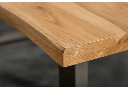 Jedálenský stôl 39436 180x90cm Masív drevo Divoký Dub  - Komfort-nábytok