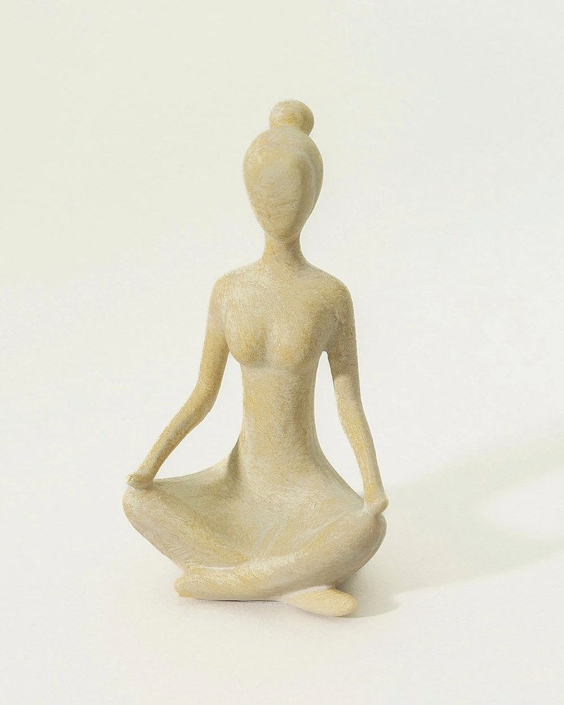 Figúrka jogína Asana II 6x6x10 cm