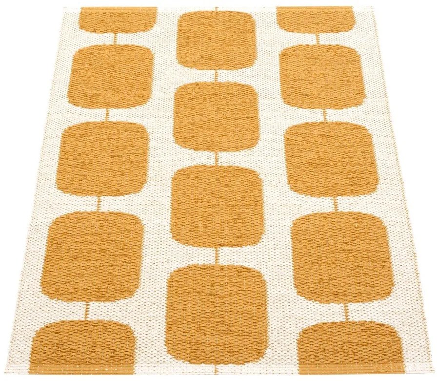 Okrovožlto-krémový vnútorný a vonkajší koberec 70x100 cm Sten Ochre – Pappelina