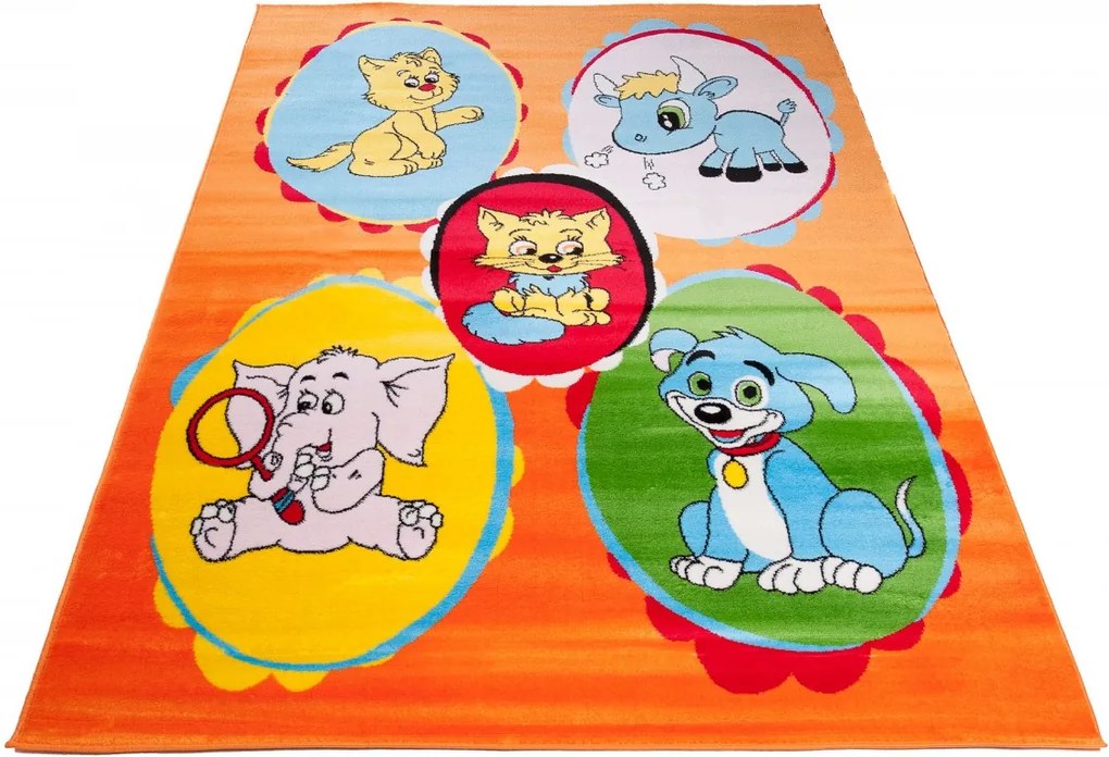TA Koberec A660A ORANŽOVÝ KINDER CFV Rozmer: 80x150 cm