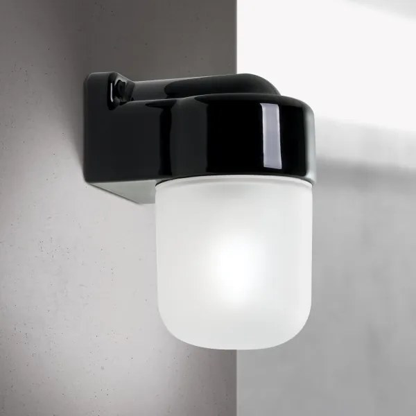 Orion - Nástenná lampa OSTIA 1xE27/40W/230V čierna