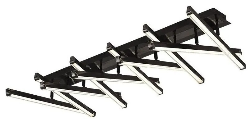 LED Stmievateľný prisadený luster LED/125W/230V 3000-6500K + diaľkové ovládanie