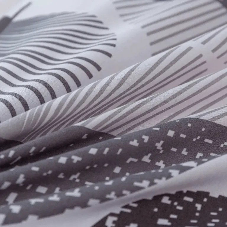 Obliečky z mikrovlákna PULINA sivé Rozmer obliečky: 2 ks 70 x 80 cm | 160 x 200 cm