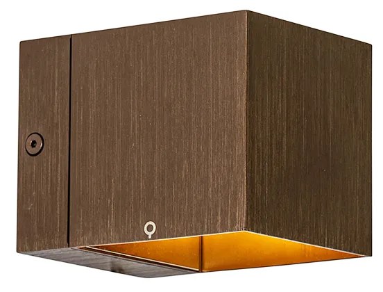 Moderná nástenná lampa tmavá bronzová - Transfer