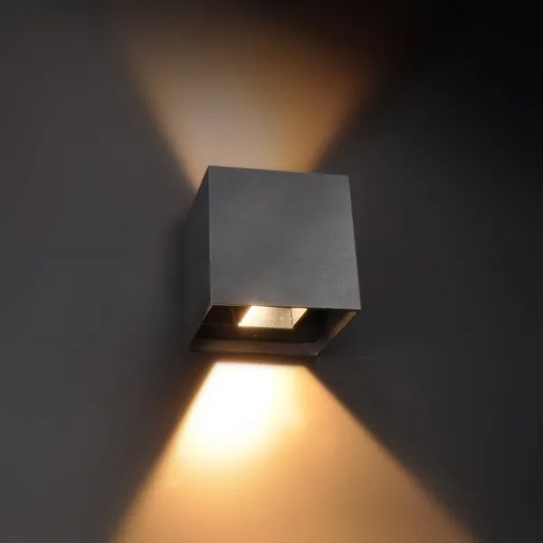 Brilagi - LED Vonkajšie nástenné svietidlo CUBE LED/6W/230V IP54