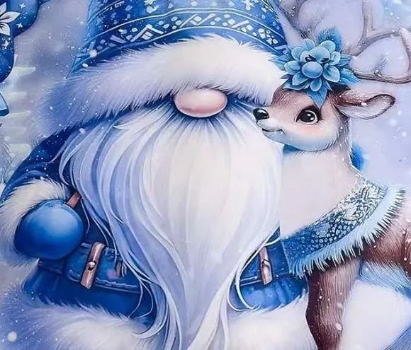 Obliečky Homa GNOMTIME LIGHT BLUE 3-dielna sada 140x200 cm