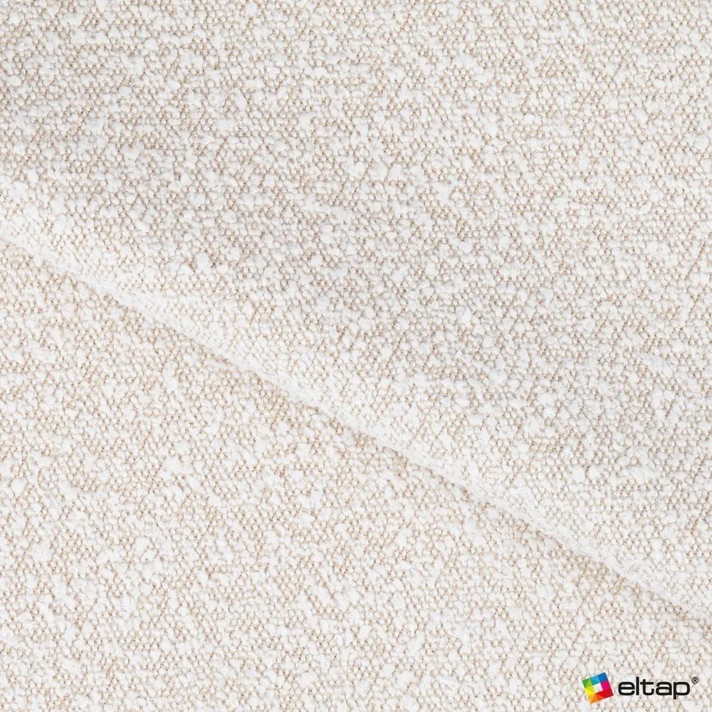 Béžová čalúnená dvojlôžková posteľ s úložným priestorom s roštom 140x200 cm Pointt – ELTAP