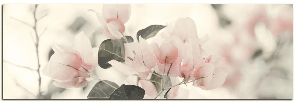 Obraz na plátne - Papierové kvety - panoráma 557FA (120x45 cm)