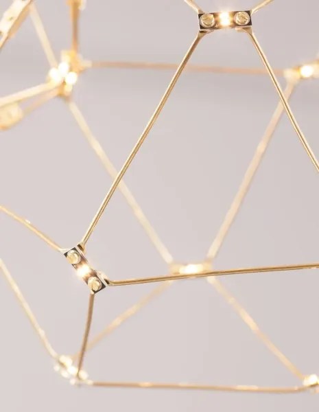 LED luster Nebula 108 zlaté