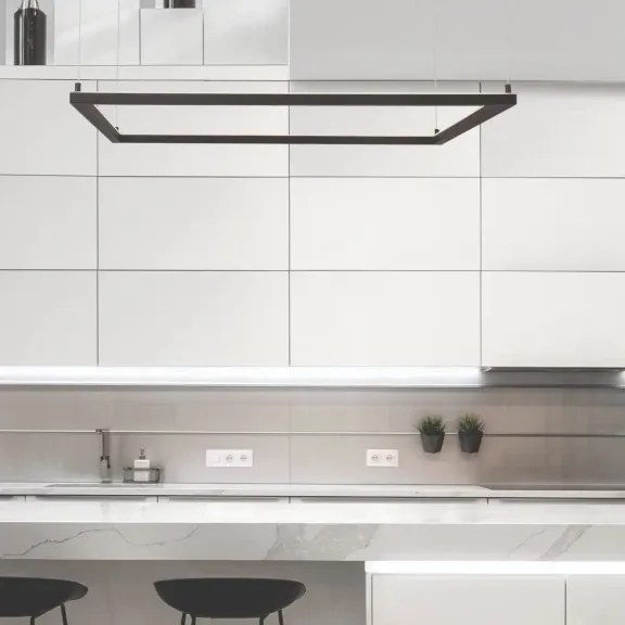LED luster Eterna 100 čierne