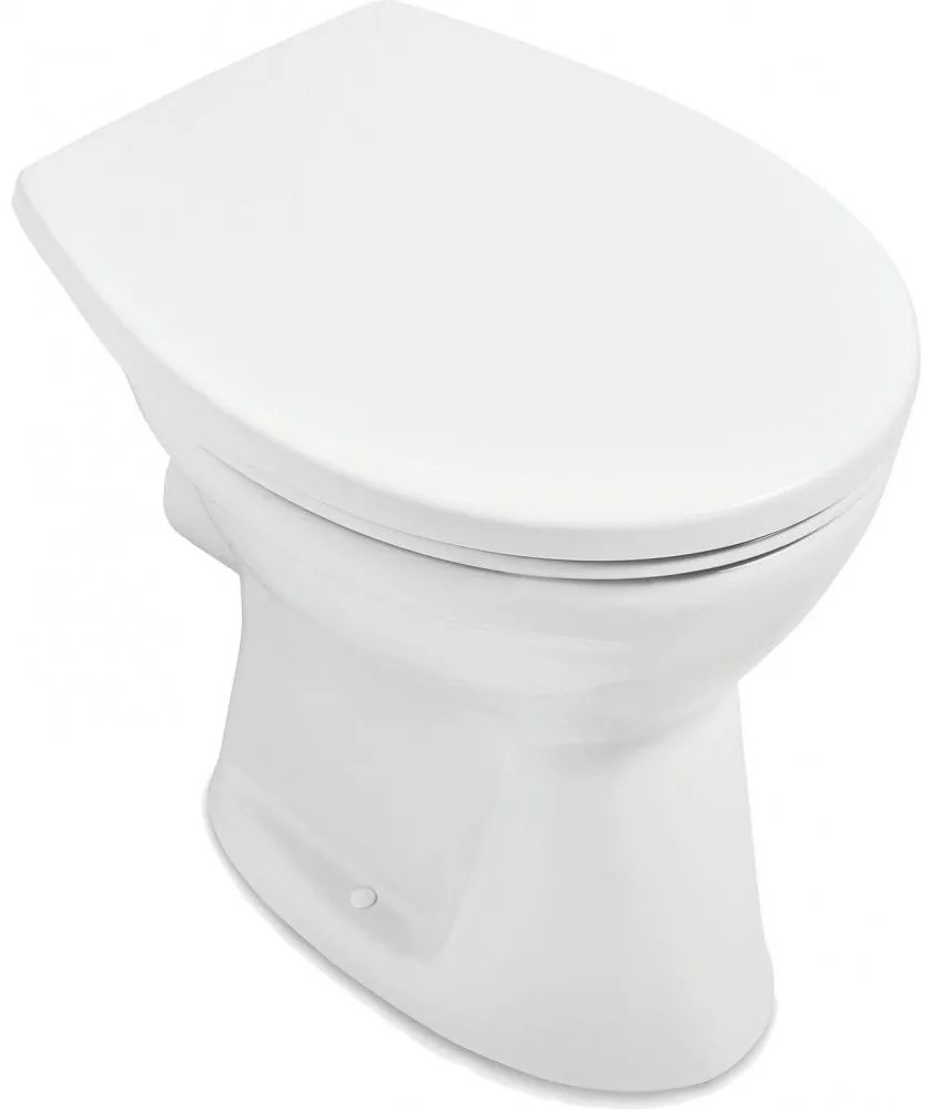 VILLEROY &amp; BOCH O.novo samostatne stojace WC s plochým splachovaním bez vnútorného okraja, 360 x 460 mm, biela alpská, 7619R001