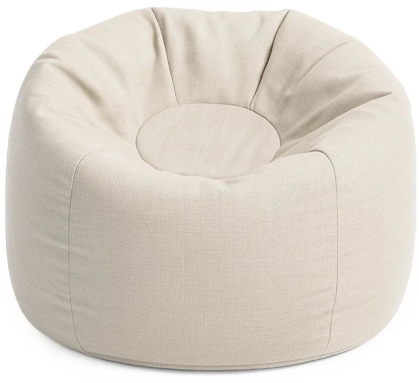 Sedací vak Outzy MeowBaby® Floreo, oat-blush-beige