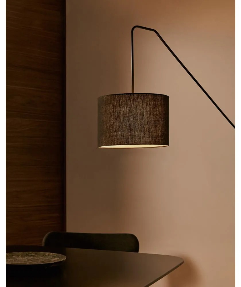 Čierne nástenné svietidlo ø 25 cm Jex – Kave Home