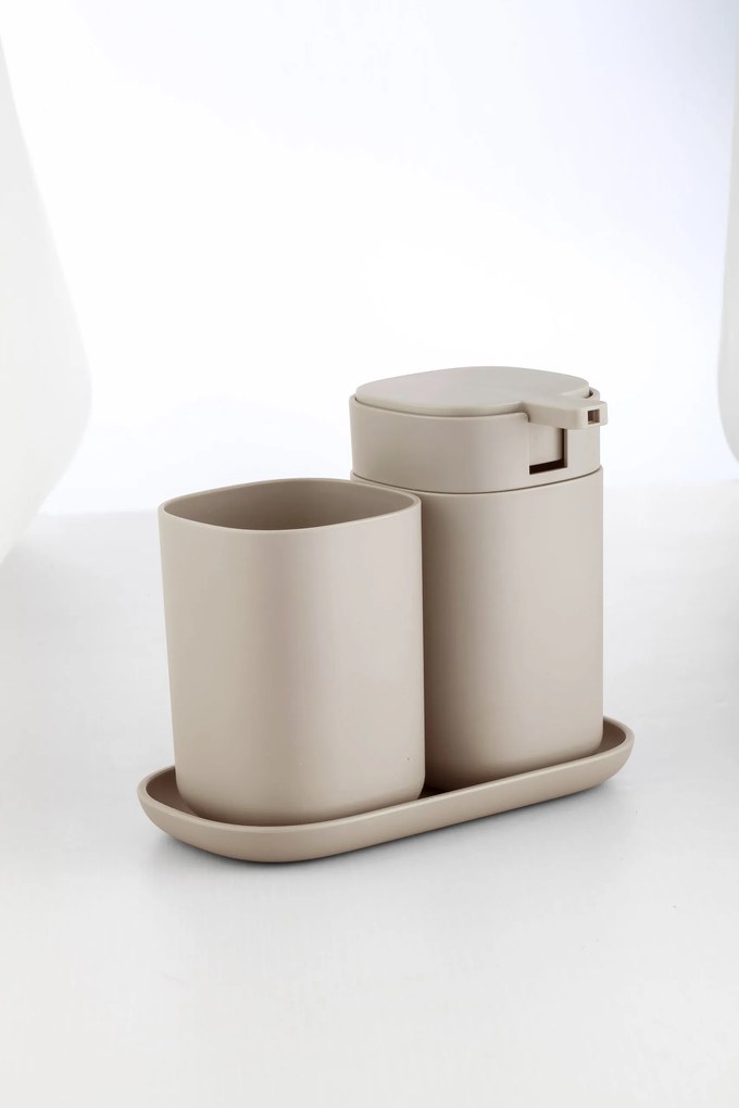 Erga Zelda, kozmetická miska na postavenie 173x93 mm, béžová matná, ERG-08290