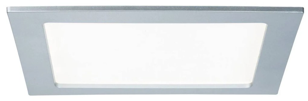 Paulmann LED panel štvorec, 18 W, 4 000 K, chróm