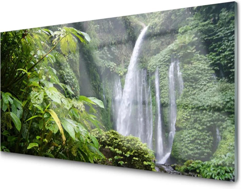 Obraz na akrylátovom skle Sklenený Vodopád Príroda