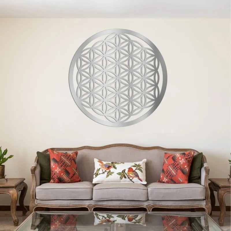 Drevená mandala Kvet života | Dekorácia do obývačky a spálne | SENTOP FB-PR0168