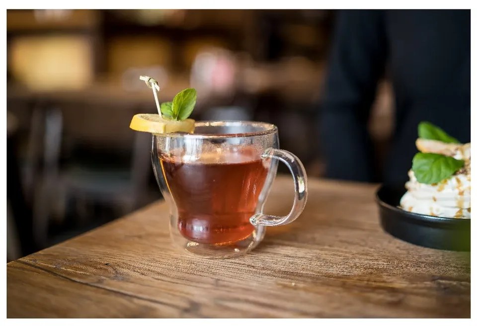 Sklenené hrnčeky v súprave 2 ks na cappuccino/dvojstenné 370 ml Bolla – Vialli Design