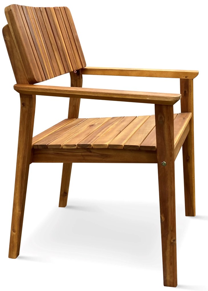 Noela Balkónový set Lotto + 2x drevené kreslo Lucy