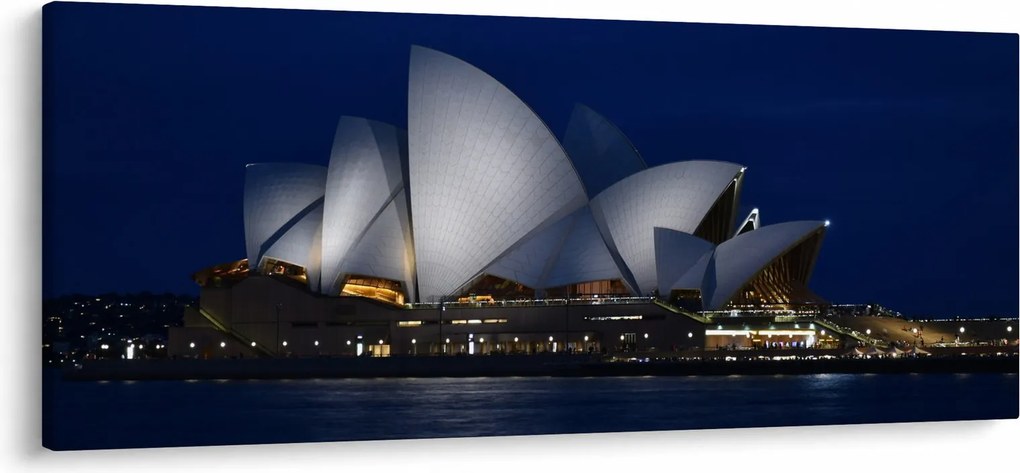 Obraz nočného Sydney (120x50 cm)