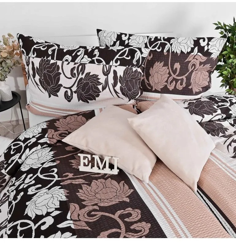Obliečky krepové Kodaň EMI, Štandardný set jednolôžko obsahuje 1x 140x200 + 1x 70x90