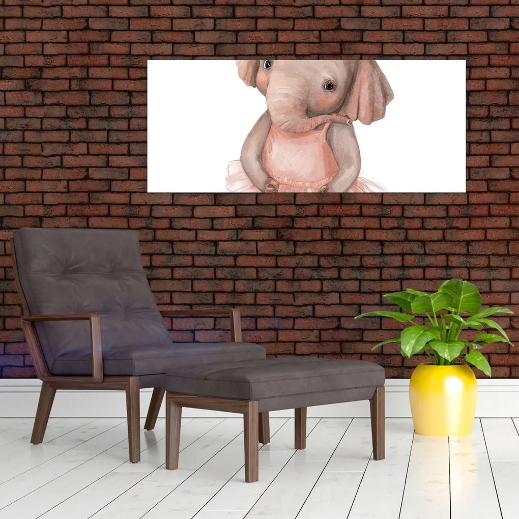 Obraz - Akvarelové zvieratko N⁰5 (120x50 cm)