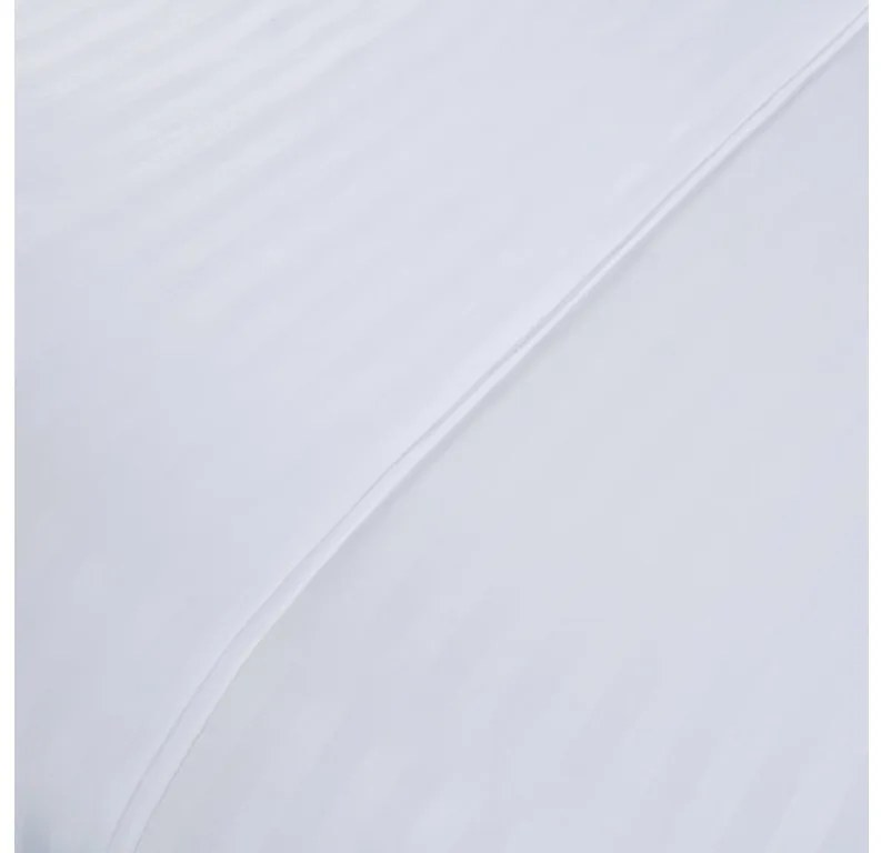 Hotelové obliečky z mikrovlákna JASMINE biele - prúžok 2 cm Rozmer obliečky: 70 x 90 cm | 140 x 200 cm