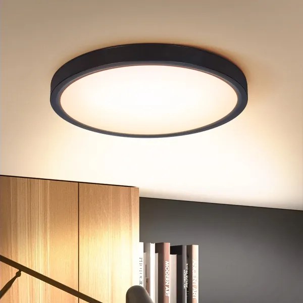 Brilagi-LED Stmievateľné svietidlo ESTELA LED/36W/230V 3000-6500K ø 30 cm čierna+DO