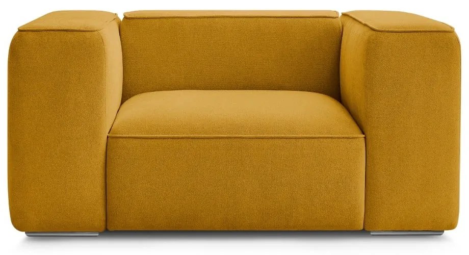 Okrovožlté kreslo Zephyr – Bobochic Paris