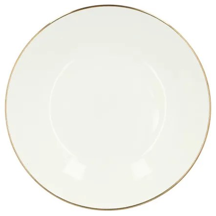 Hlboký tanier AURO so zlatým okrajom 992012