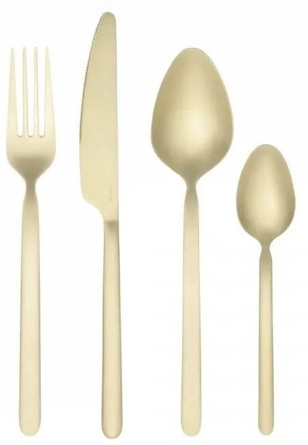 Antikoro príbor 16 ks v zlatej farbe Stella – Blomus