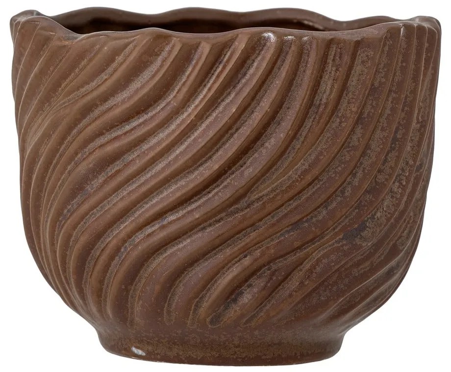 Kameninový ručne vyrobený obal na kvetináč ø 14 cm Sella – Bloomingville