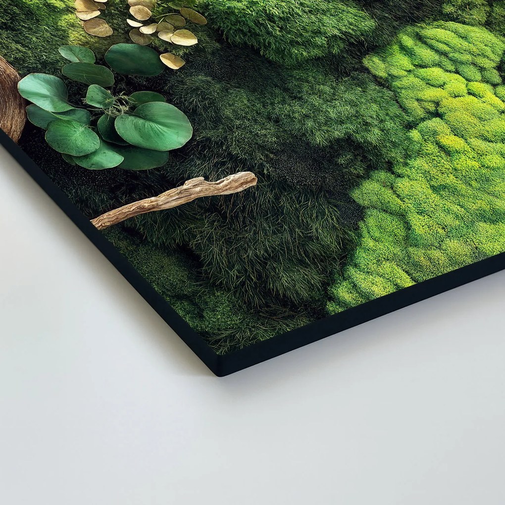 DUBLEZ | Zelený obraz - Oáza machu