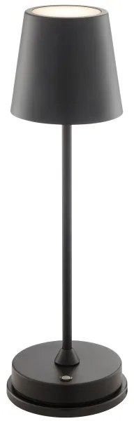 Brilliant - LED stmievateľná nabíjateľná dotyková stolná lampa ELORA LED/2,5W/5V 2700K IP44 čierna