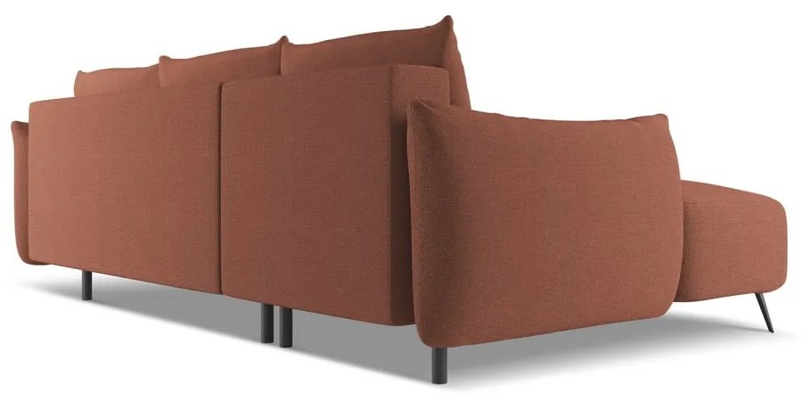 Ružová rohová pohovka (ľavý roh) Malie – Makamii