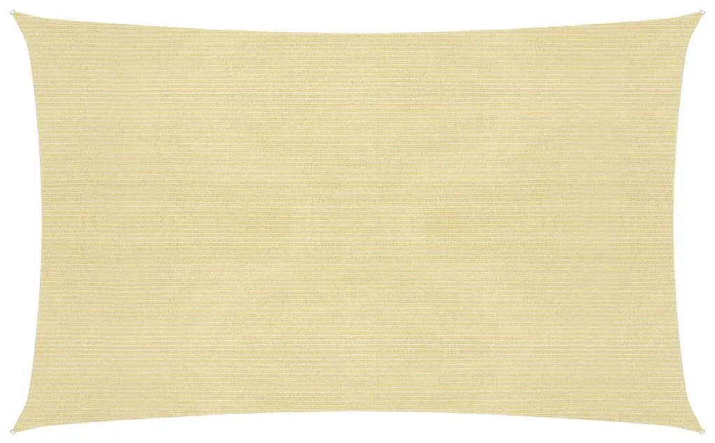 vidaXL Tieniaca plachta 160 g/m², béžová 3x5 m, HDPE