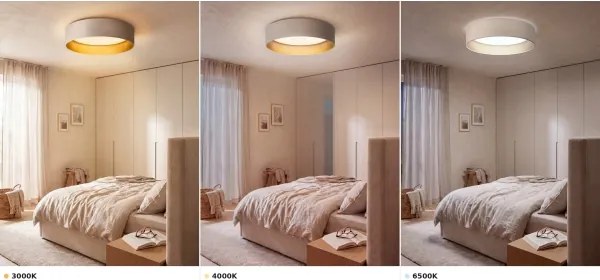 BRILAGI-LED Stropné svietidlo VELVET VARI LED/24W/230V CCT pr.45 cm krémová/zlatá