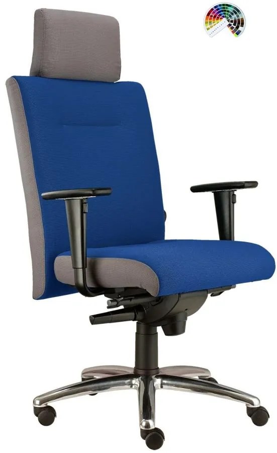 Záťažová kancelárska stolička NONSTOP 24/7 čalúnenie KOŽA